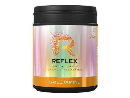 1.Glutamine 500g Reflex Nutrition