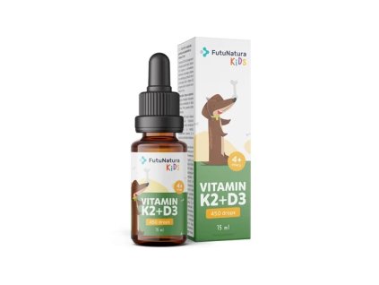 FutuNatura Kids Vitamín K2+D3 v kapkách, 15ml