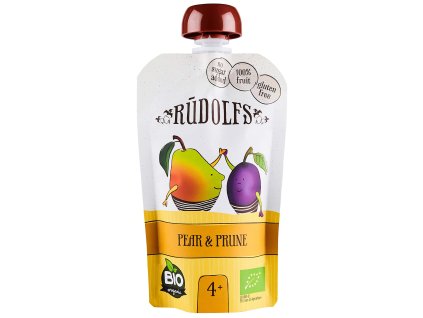 Rudolfs BIO kapsička Hruška, sušená švestka, 110 g