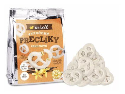 Mixit preclíky do kapsy Bílá čokoláda a vanilka, 70 g