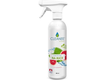 117193 cleanee eko hygienicky sprej na ruce s vuni grepu 500 ml