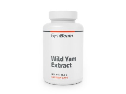 GymBeam Smldinec chlupatý (Wild yam) extrakt, 60 kaps.