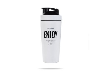 GymBeam Šejkr ENJOY bílá, 750 ml