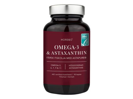 Nordbo Omega 3 & Astaxanthin, 90 ks