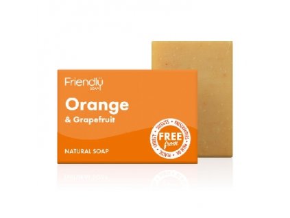 Friendly Soap přírodní mýdlo pomeranč a grep, 95g