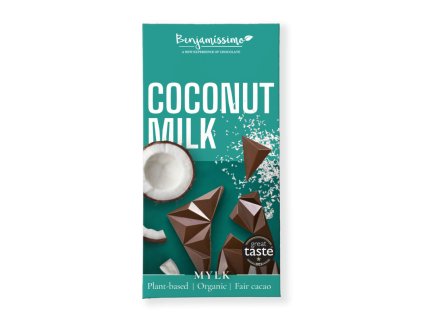 cokolada a kokosove mleko 70g benjamissimo bio