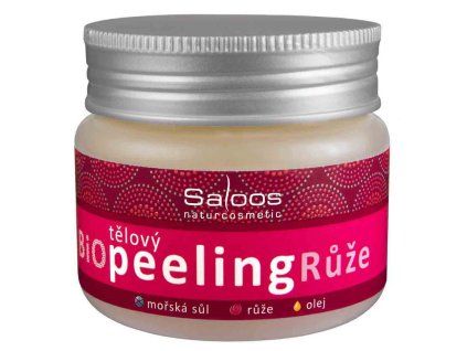 Růže 140 ml | Bio tělový peeling