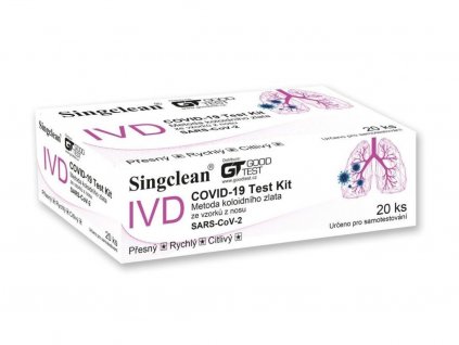 4658 1530 20x singclean antigenni rychlotest na covid 19 z predni casti nosu pro sebetestovani 39 9 kc ks