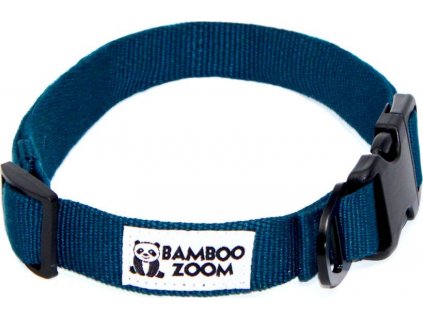 Bamboo Zoom Obojek pro psy modrý S