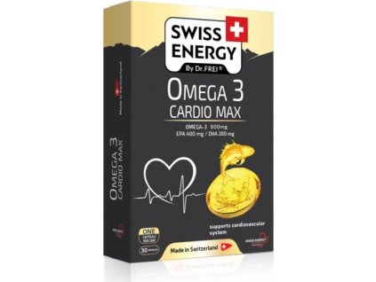 SWISS ENERGY OMEGA-3 Cardio Max, 30 ks