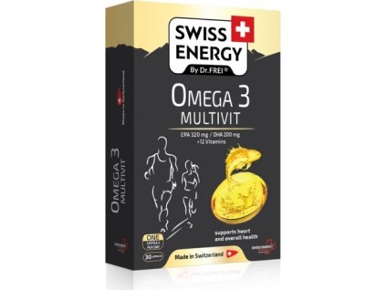 SWISS ENERGY OMEGA-3 Multivit, 30ks