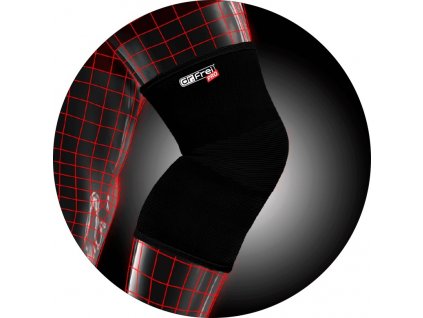 Dr. Frei PRO švýcarská elastická bandáž na koleno černá S, M, XL