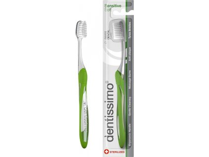 Dentissimo® zubní kartáček na čištění mezizubních prostor a masáž dásní, měkký