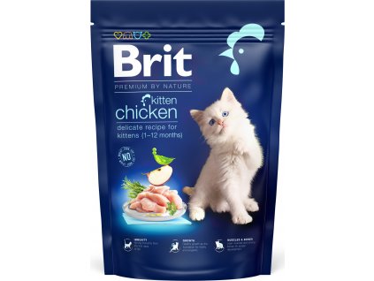 Brit Premium by Nature Cat krmivo pro koťata s kuřetem, 800 g