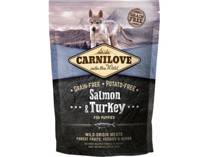 Carnilove krmivo pro štěňata losos a krocan, 1,5kg