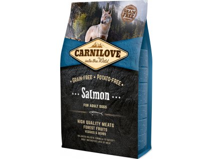 Carnilove krmivo pro dospělé psy s lososem, 4 kg