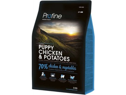 Profine Puppy krmivo pro štěňata s kuřetem a brambory, 3 kg