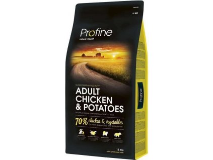 Profine Adult krmivo pro dospělé psy s kuřetem a brambory, 15 kg