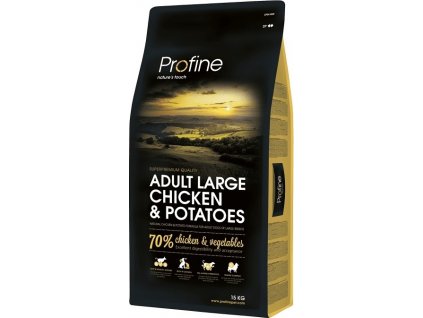 Profine Adult krmivo pro dospělé psy velkých plemen s kuřetem a brambory, 15 + 3kg ZDARMA