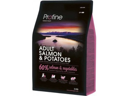 Profine Adult krmivo pro dospělé psy s lososem a brambory, 3 kg