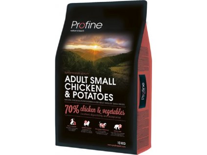 Profine Adult Small krmivo pro dospělé psy malých plemen kuře a brambory, 10 kg