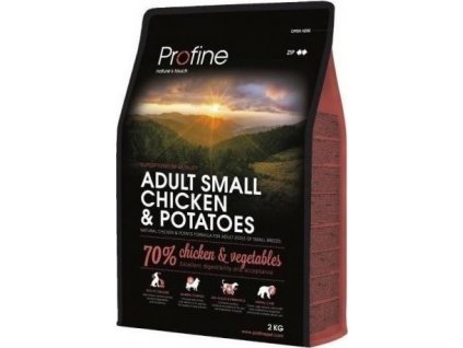 Profine Adult Small krmivo pro dospělé psy malých plemen kuře a brambory, 2 kg