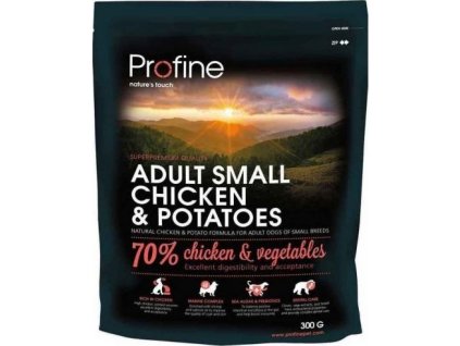 Profine Adult Small krmivo pro dospělé psy malých plemen kuře a brambory, 300 g