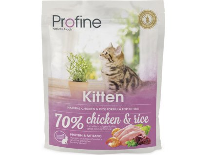 Profine Cat krmivo bez lepku pro koťata s kuřetem a rýží, 300 g