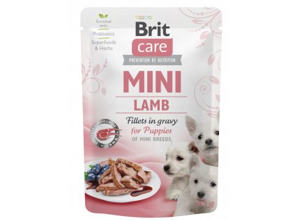 Brit Care kapsička pro štěňata s jehněčími filety ve šťávě, 85 g