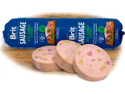 Brit sausage prémiový salám kuře a králík, 800 g