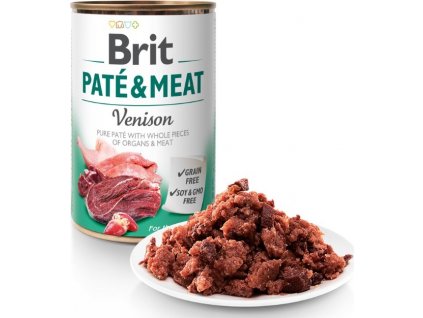 Brit Konzerva pro psy paté zvěřina, kuřecí, vnitřnosti, 800 g