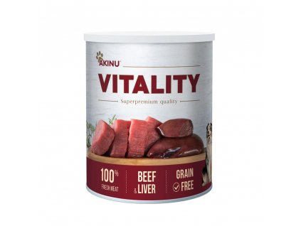 52407 1 akinu vitality hovezi s jatry mlete pro psy 800 g