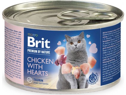 Brit Premium by Nature Chicken with Hearts 200g