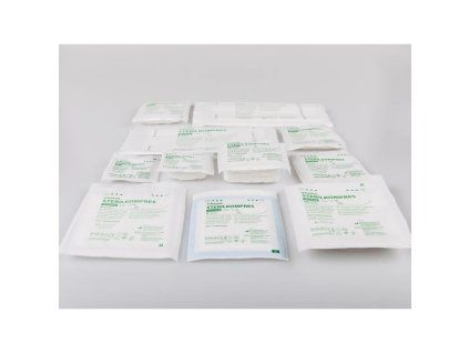 STERILKOMPRES 7,5x7,5cm 17n/8vr., 25x2ks