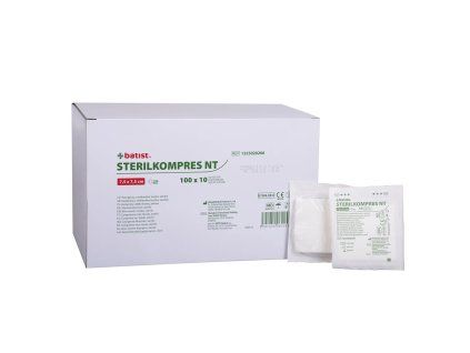 STERILKOMPRES NT 7,5x7,5cm 100x10ks /4vr. /nemoc.b