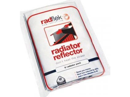 Úsporné radiátorové fólie Radflek 3 ks pro 6 radiátorů a 2ks Radstik