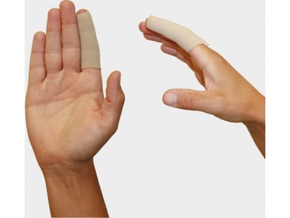 Ortopedické kompresní návleky na prst, lehká komprese 3 ks CATELL Finger light béžová béžová XS