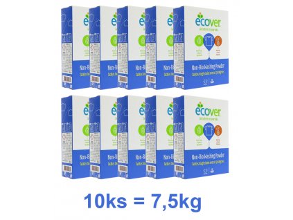 10+ ECOVER prací prášek UNIVERSAL 750g, 10pd