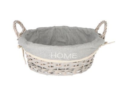 Banquet Proutěný košík HOME s uchy kulatý - 30 x 10,5 cm