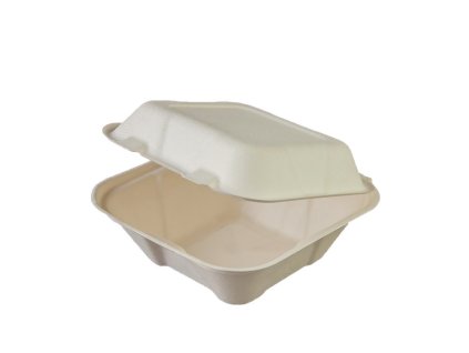 Box na hamburger 178x178x95 mm cukrová třtina 50 ks