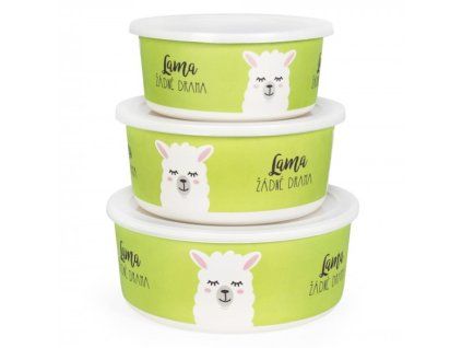 BOXY svacinove Lama 3ks 3134033