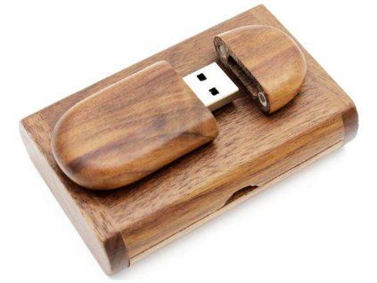37692 dreveny usb disk 32gb tmavy