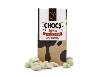 CHOCS Kešu v 33% bílé čokoládě 190g