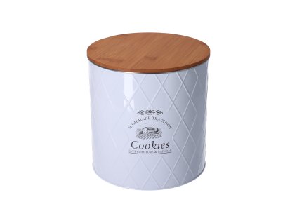 Kesper Plechová dóza s bambusovým víkem - Cookies
