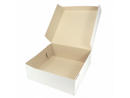 Krabice na dort papírová 22x22x9 cm 50 ks