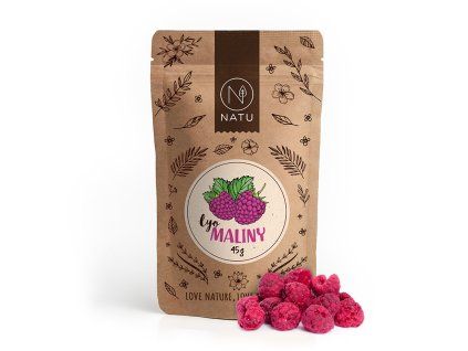 Lyofilizované maliny 45g