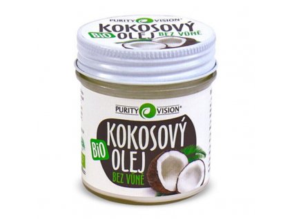 PURITY VISION Bio Kokosový olej bez vůně 120 ml