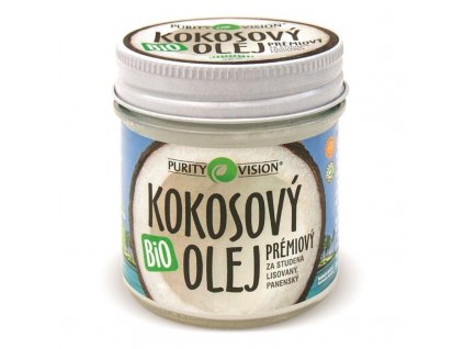 PURITY VISION Fair Trade Bio Kokosový olej panenský 120 ml