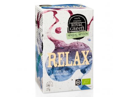 Royal Green bylinný čaj Relax BIO 16 x 1,7 g