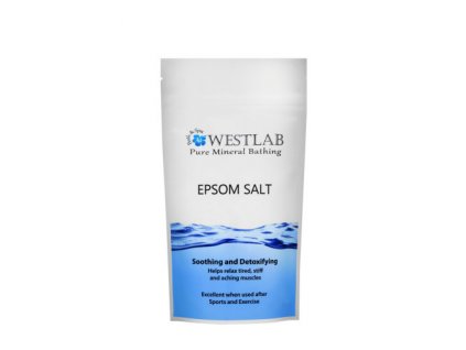 WESTLAB Epsom relaxační sůl 1kg uvolnění po sportu a námaze (hořčík)